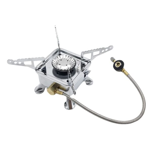 Stainless Steel Portable Camping Stove Outdoor Stove Portable Camping Gas Stove Camping Cooker Burner