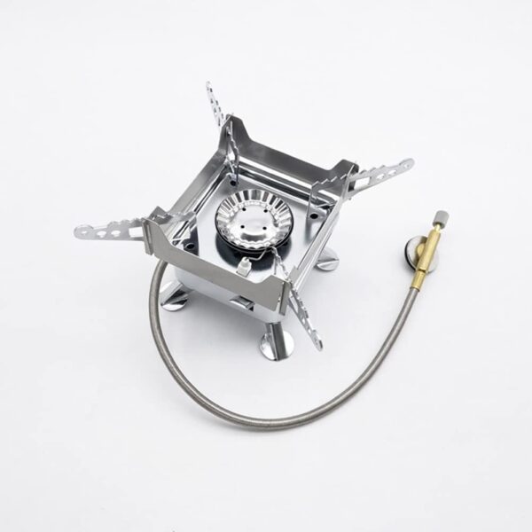 Stainless Steel Portable Camping Stove Outdoor Stove Portable Camping Gas Stove Camping Cooker Burner - Image 7