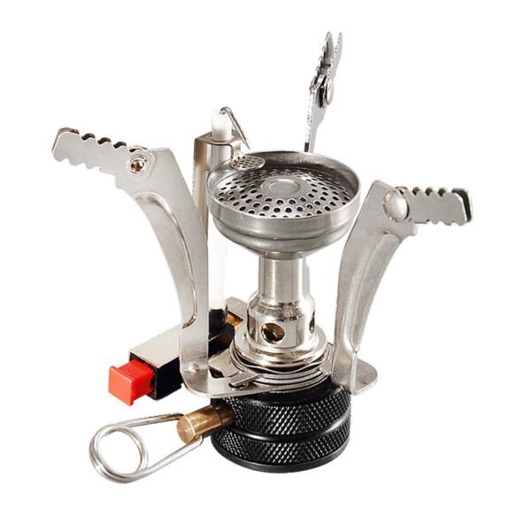 Portable Camping Stoves Backpacking Stove with Piezo Ignition Stable Support Wind-Resistance Camp Stove for Outdoor Camping Hiking Cooking - Image 4