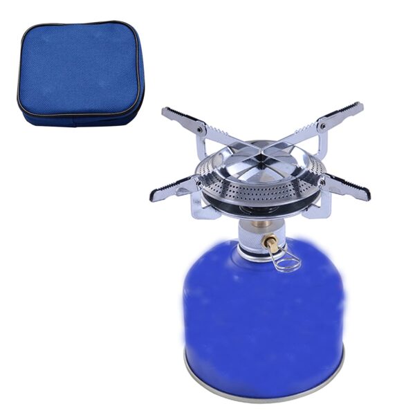 Camping Stove with Butane Adapter - Lightweight Backpacking Stove for Hiking & Travel