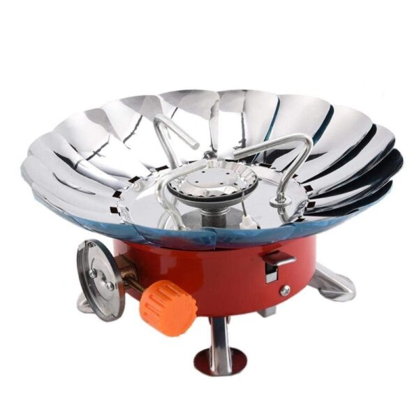 Camping Gas Stove Lightweight Folding Furnace Outdoor Metal Camping Stove For Picnic Cooking Gas Burners Folding Stove With Storage Bag - Image 3