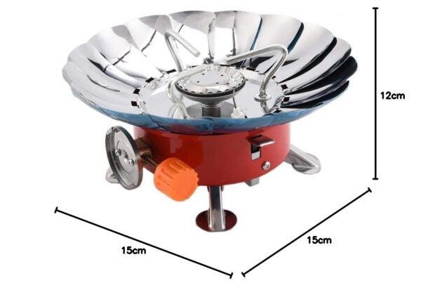 Camping Gas Stove Lightweight Folding Furnace Outdoor Metal Camping Stove For Picnic Cooking Gas Burners Folding Stove With Storage Bag - Image 4