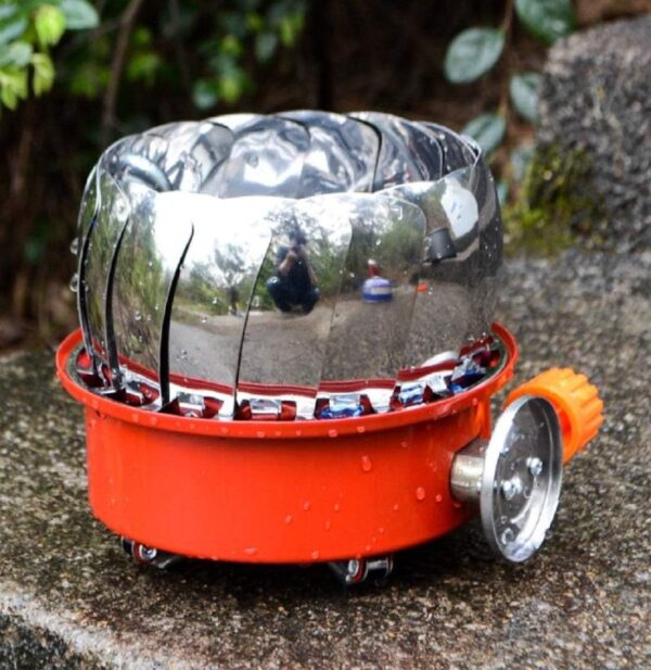 Camping Gas Stove Lightweight Folding Furnace Outdoor Metal Camping Stove For Picnic Cooking Gas Burners Folding Stove With Storage Bag - Image 6